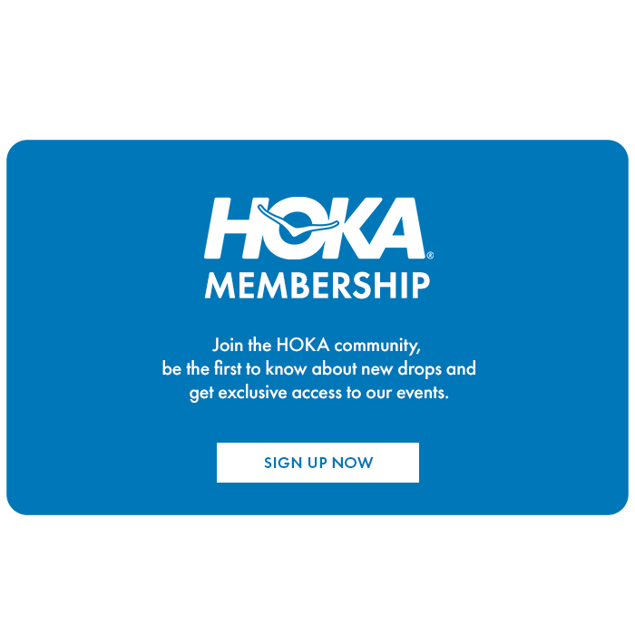 Sign up to the HOKA Community